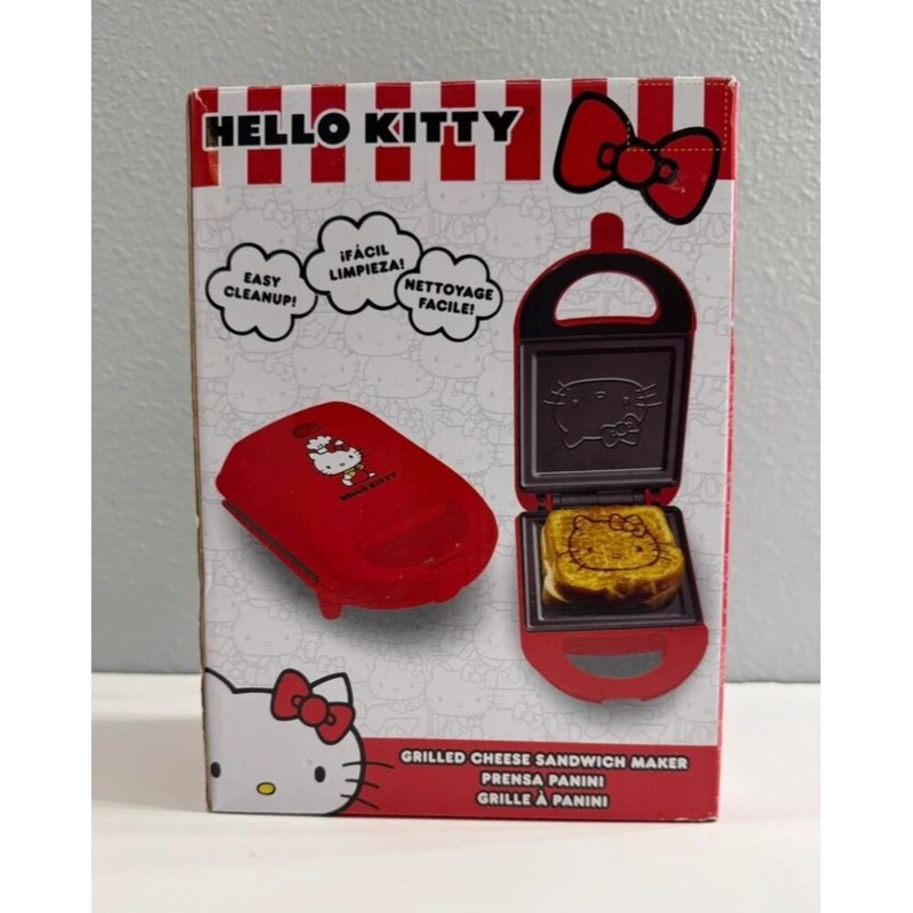 Hello Kitty Grilled Cheese Maker Panini Press New In Box